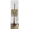 Image 4 : Fantastic Fire Side Pole Screen Framed With Tapestry Rooster Art Work