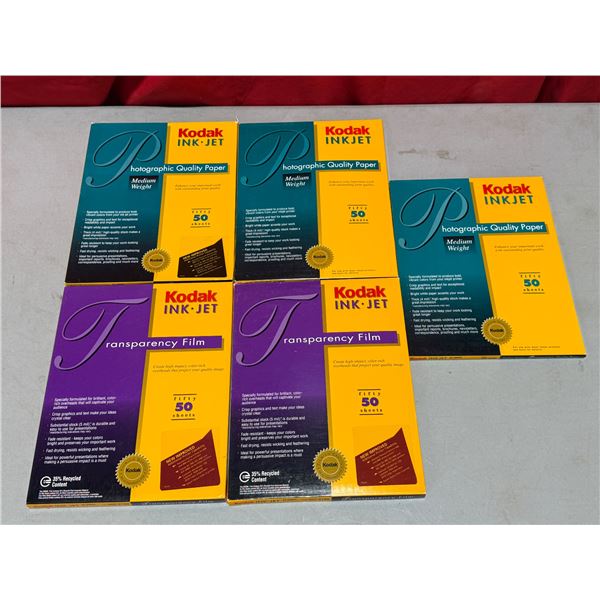 New Kodak Transparency Film & Photographic Paper