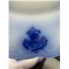 Image 6 : Antique Flow Blue Dishware: Tureen, Plates, Creamer, Sugar