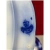 Image 7 : Antique Flow Blue Dishware: Tureen, Plates, Creamer, Sugar