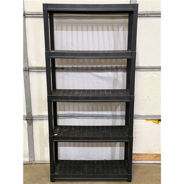 5 Tier Hard Plastic Shelf