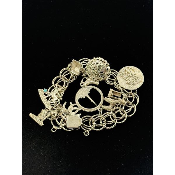 Sterling Silver Charm Bracelet