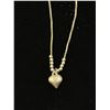 Image 2 : Silver .925 Puff Heart Bracelet
