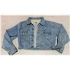 Image 1 : Vintage Camel Road Denim Cropped Jacket