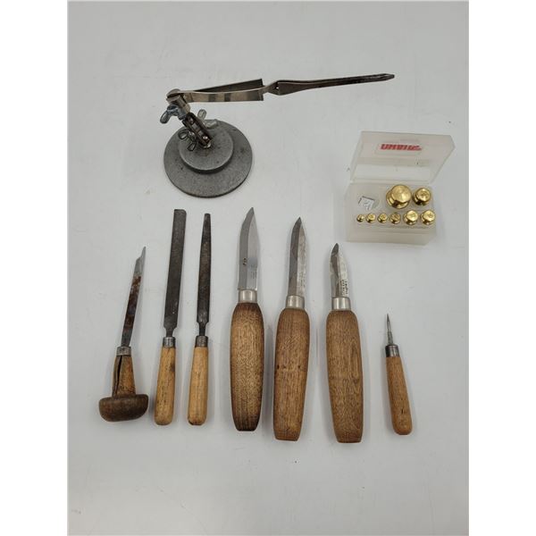 Vintage Variety: R. Murphy Knives, Filers, Weights, &Third Hand