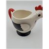 Image 4 : Vintage Coq Rouge Chicken Ware: Egg Cups, Salt/Pepper, & Creamer