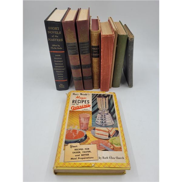 Vintage Books: Recipes, Short Novels Of The Masters, Encyclopedias, & More