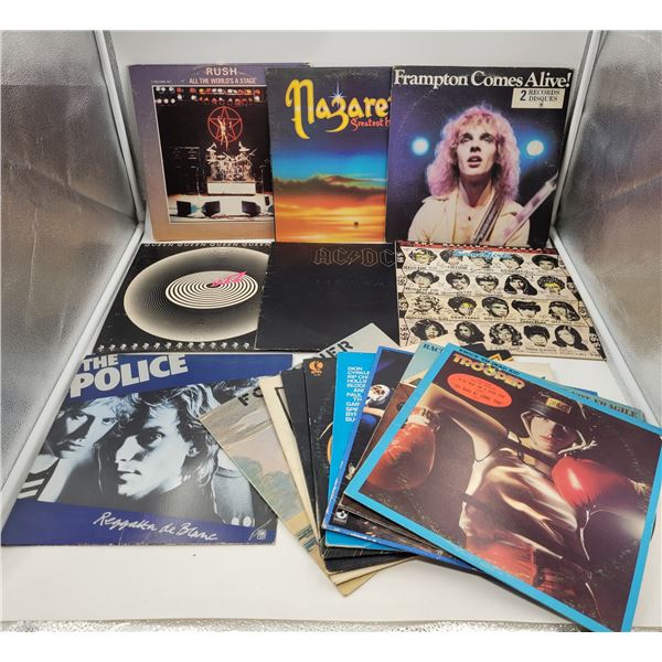 Vintage Vinyl Records: The Police, Nazareth, Rush, Trooper, & More