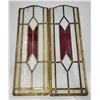 Image 1 : 2 Stained Glass Panels