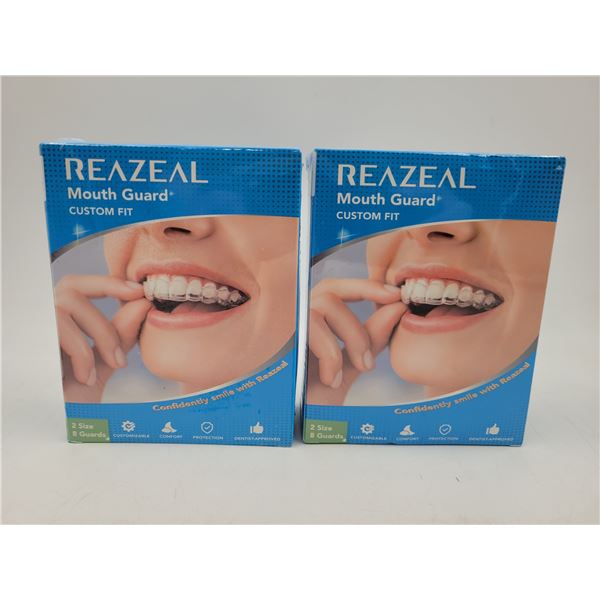 2 Sealed Reazeal Mouth Guards