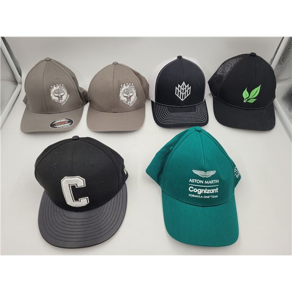 6 Baseball Caps