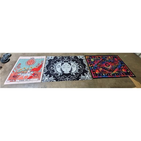 3 Wall Tapestries