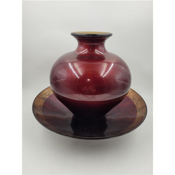 Decorative Vase & Bowl Made in Spain