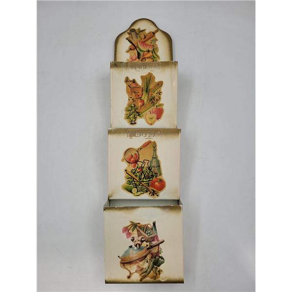 VTG Farmhouse Metal Wall Organizer