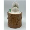 Image 2 : Kic Rabbit w/ Carrot Cookie Jar Made in Japan