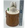 Image 3 : Kic Rabbit w/ Carrot Cookie Jar Made in Japan