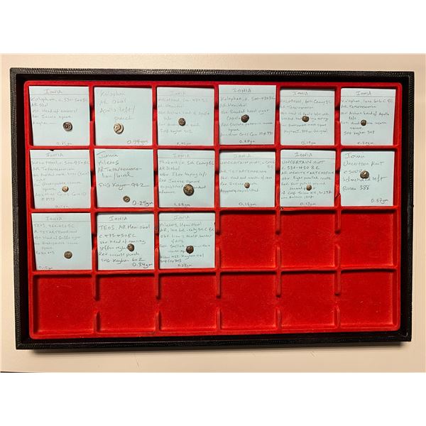 ANCIENT GREEK: IONIA: LOT of 15 silver coins