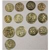 Image 1 : PERSIA: SASANIAN KINGDOM: LOT of 13 silver drachms