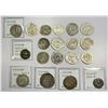 Image 2 : PERSIA: SASANIAN KINGDOM: LOT of 19 silver drachms