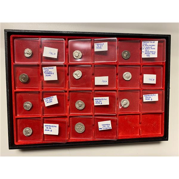 ROMAN EMPIRE: LOT of 11 silver coins