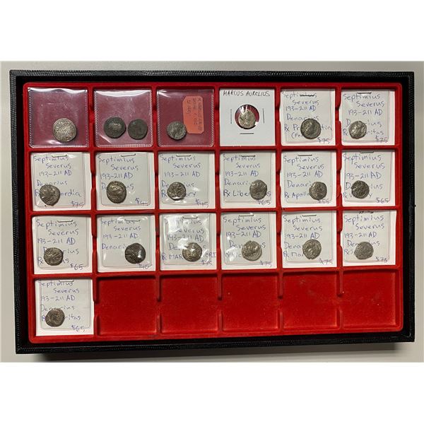 ROMAN EMPIRE: LOT of 19 AR denarii
