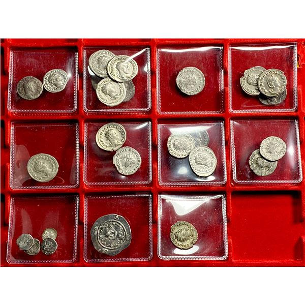 ROMAN EMPIRE: LOT of 28 silver coins