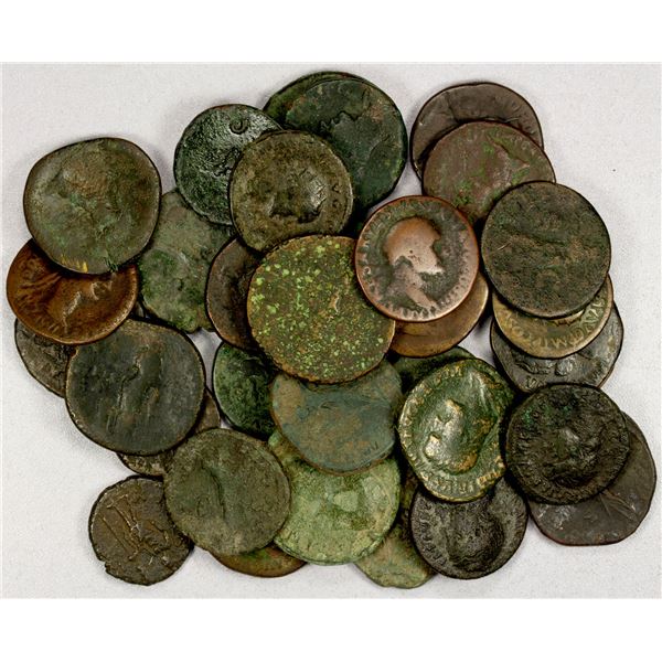 ROMAN EMPIRE: LOT of 34 bronzes