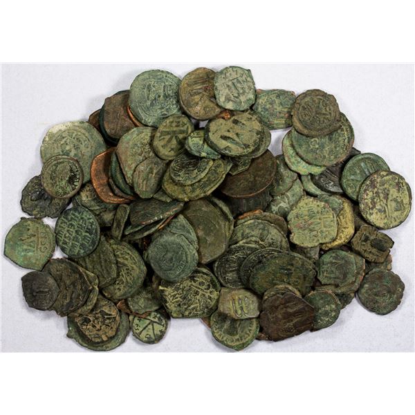 BYZANTINE EMPIRE: LOT of 116 coins