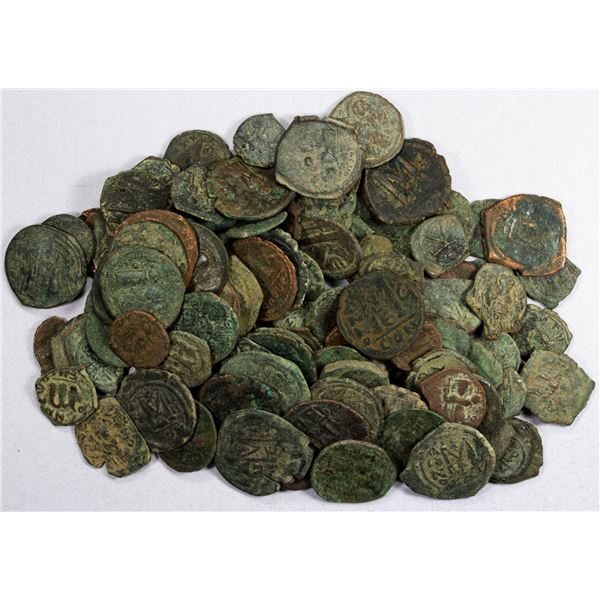 BYZANTINE EMPIRE: LOT of 116 coins