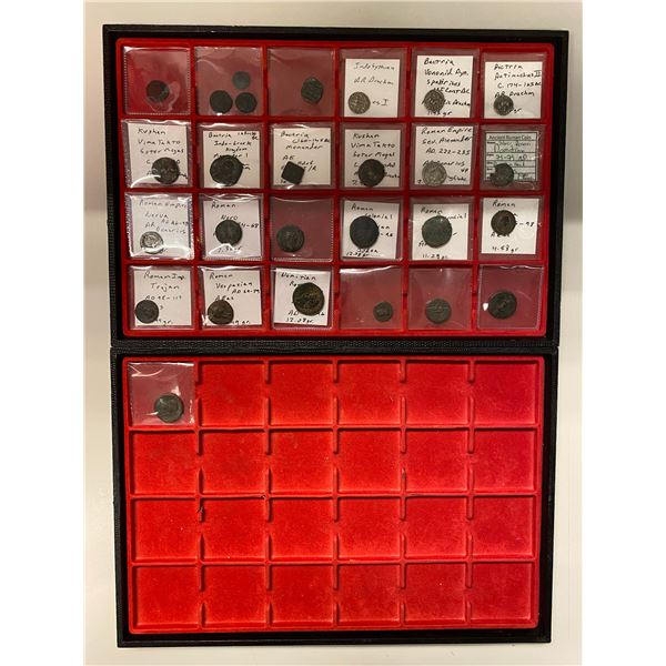 ANCIENT: LOT of 21 copper and 6 silver coins