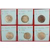 Image 1 : UMAYYAD: LOT of 6 silver dirhams