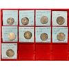 Image 1 : UMAYYAD: LOT of 9 silver dirhams, al-Taymara & al-Jazira mints