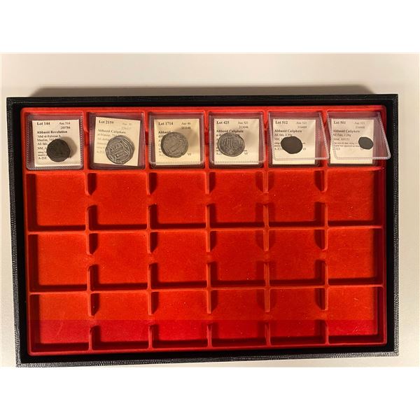 ABBASID: LOT of 3 copper and 3 silver coins