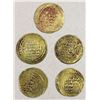 Image 2 : GREAT SELJUQ: LOT of 5 debased AV dinars