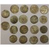 Image 2 : IRAN: SAFAVID: Sultan Husayn, 1694-1722, LOT of 18 silver abbasis