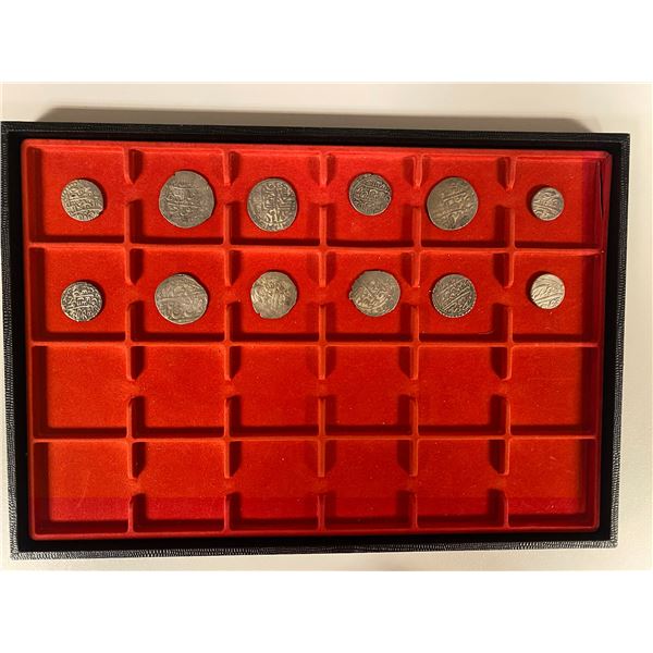 IRAN: SAFAVID: LOT of 12 silver coins