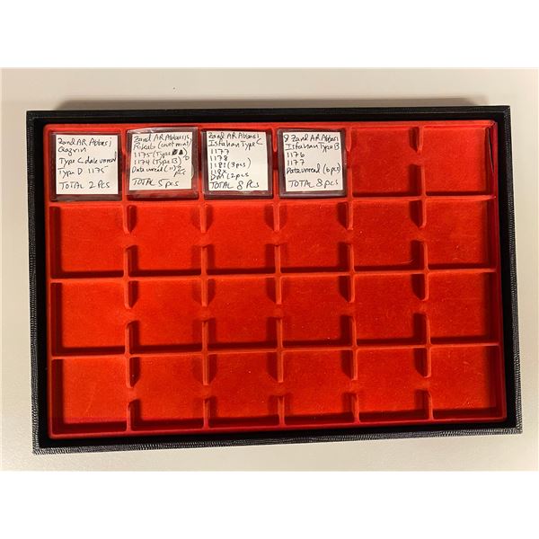 IRAN: ZAND: Karim Khan, 1753-1779, LOT of 21 silver abbasis