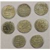 Image 2 : AFGHANISTAN: DURRANI: LOT of 8 silver rupees of Kashmir mint