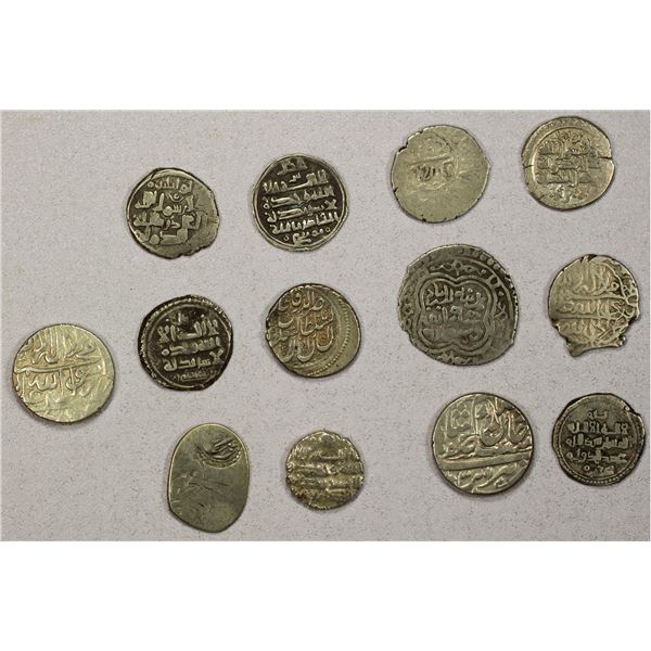 MEDIEVAL ISLAMIC: LOT of 13 silver coins