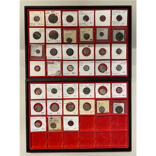 MEDIEVAL ISLAMIC: LOT of 23 silver and 15 copper coins