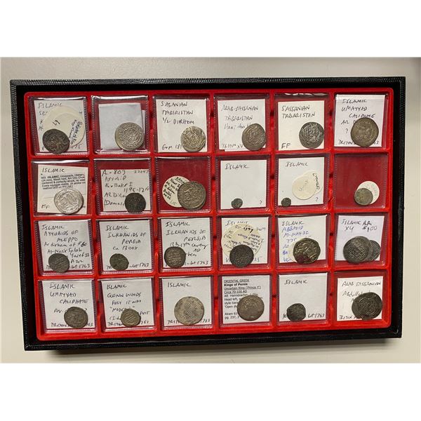 MEDIEVAL ISLAMIC: LOT of 26 silver coins