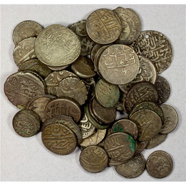 MEDIEVAL ISLAMIC: LOT of 52 silver coins