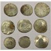 Image 1 : MEDIEVAL ISLAMIC: LOT of 9 silver coins