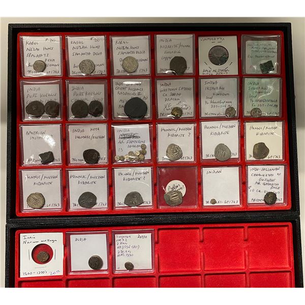 ANCIENT & EARLY MEDIEVIAL INDIA: LOT of 41 coins