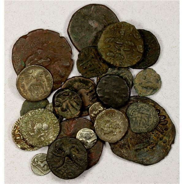 ANCIENT INDIA: LOT of 23 coins