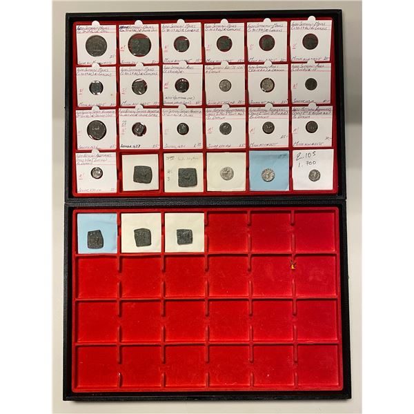 ANCIENT INDIA: INDO-SCYTHIAN: LOT of 27 coins