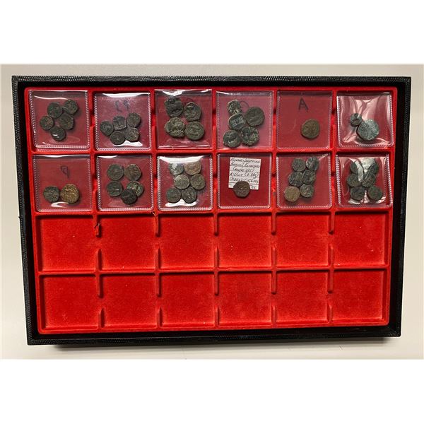 ANCIENT INDIA: KUSHANO-SASANIAN: LOT of 48 coins