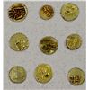 Image 2 : SOUTH INDIA: LOT of 8 AV fanams