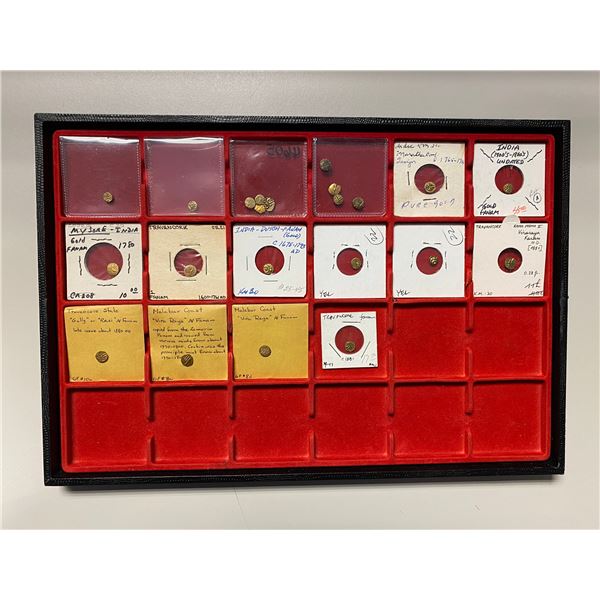 SOUTH INDIA: LOT of 22 AV fanams