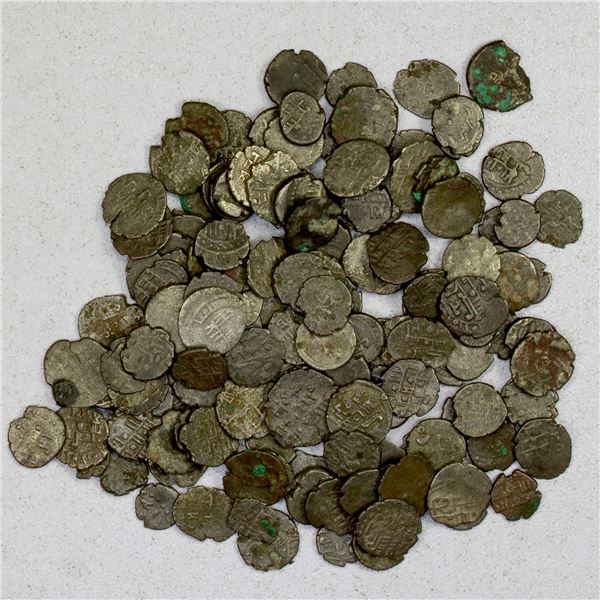 SIND: LOT of about 150 silver dammas